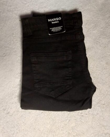 (MANGO jeans trousers old) black colour