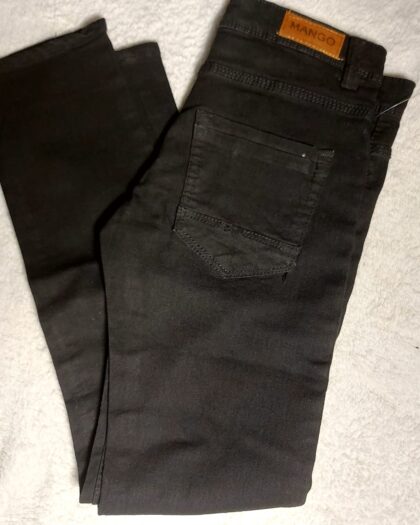(MANGO jeans trousers old) black colour