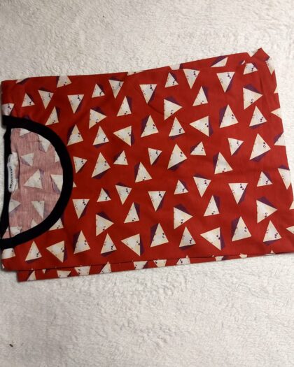 ADULT T-SHIRT (ROCK WELL) processed red colour