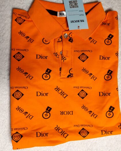 MR ROCKY (CHHRISTIAN DIOR) Tshirt- orange colour